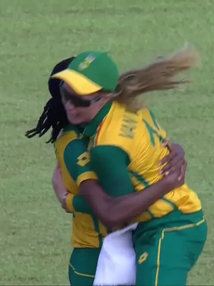 Logo of L McBride with a Batting vs South Africa Women Under-19