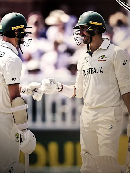 Logo of Starc leads rearguard as AUS set daunting total | Day 3, Session 1 Highlights | WTC25 Final