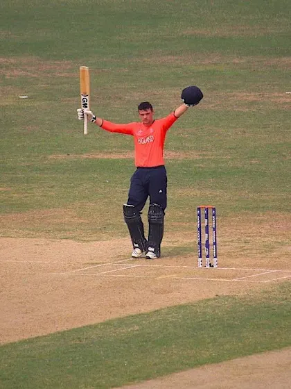 ?Burnham hits third century as England routs Namibia