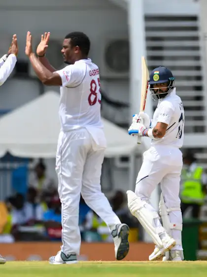 Rahane hits battling 81 as West Indies make solid start