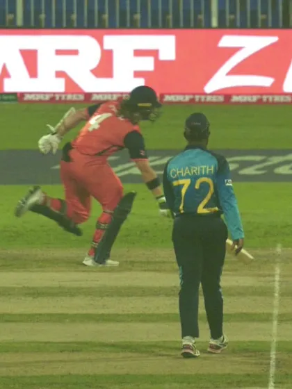 Disaster for the Netherlands in the first over