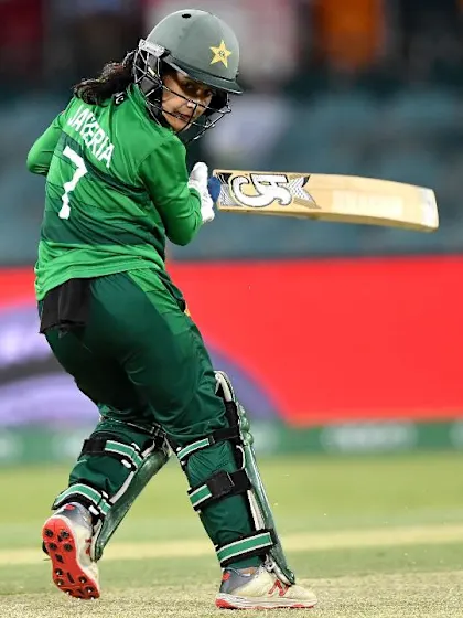 Logo of WT20WC: Eng v Pak – Javeria bowled by Glenn