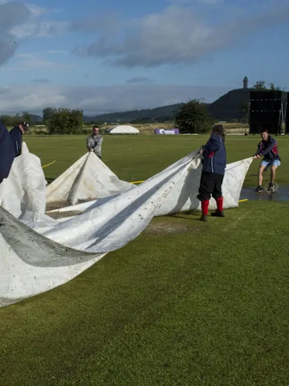 Both matches cancelled as wet conditions lead to full-day abandonement