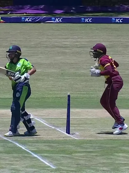 Logo of Wicket-Amy-Hunter-West-Indies-U19s-Women v Ireland-U19s-Women ICC U19W T20WC 2023