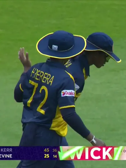 Amelia Kerr - Wicket - New Zealand vs Sri Lanka