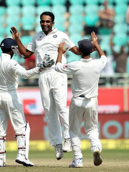 Spinners, Shami stitch up 246-run win for India