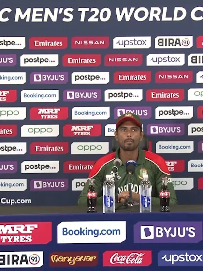4 November - Dubai - Bangladesh Captain Mahmudullah post-match press conference