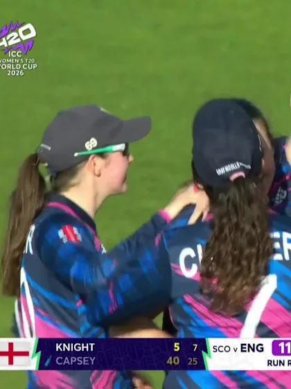 Alice Capsey - Wicket - England vs Scotland