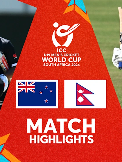 New Zealand v Nepal | Match Highlights | U19 CWC 2024