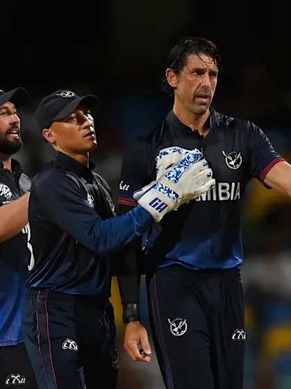 Namibia hold nerve to win Super Over thriller against Oman