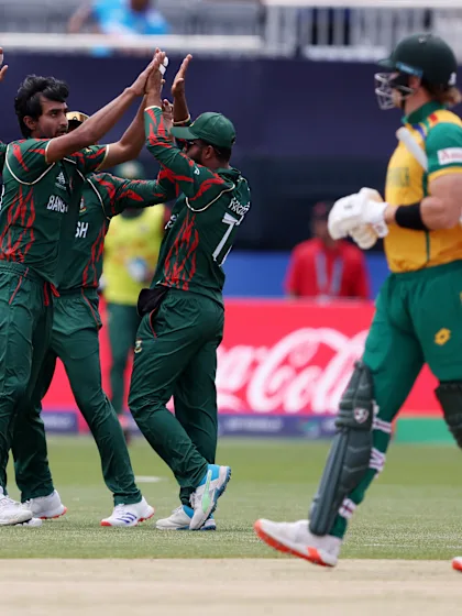Powerplay fireworks as Bangladesh bowlers let rip | SA v BAN | T20WC 2024