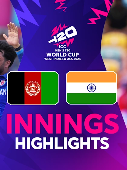 SKY boosts India as Khan and Farooqi restrict total | Innings Highlights | AFG v IND | T20WC 2024