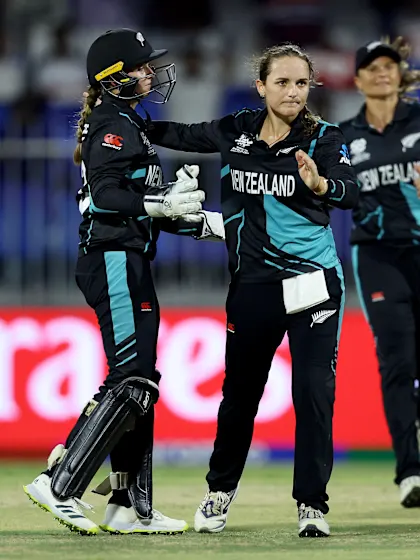 Logo of Melie Kerr turns the game around with quick wickets | WT20WC 2024