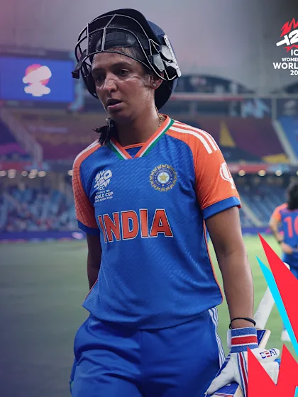 Logo of Harmanpreet Kaur's demolition job with the willow | POTM Highlights | WT20WC 2024