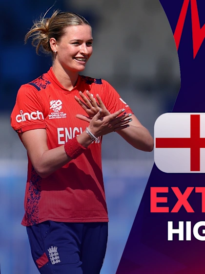 Logo of England overcome neighbours Scotland with a comprehensive win | Extended Highlights | WT20WC 2024







