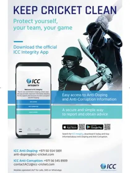 Logo of ICC Integrity App Poster