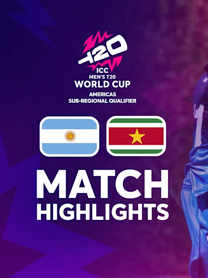 Argentina v Suriname | Match Highlights | T20 WC Sub Regional Americas Qualifier