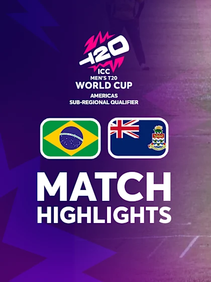 Brazil v Cayman Islands | Match Highlights | T20 WC Sub Regional Americas Qualifier