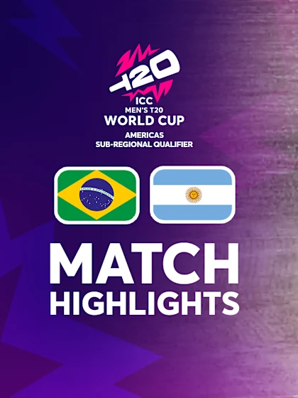 Brazil v Argentina | Match Highlights | T20 WC Sub Regional Americas Qualifier