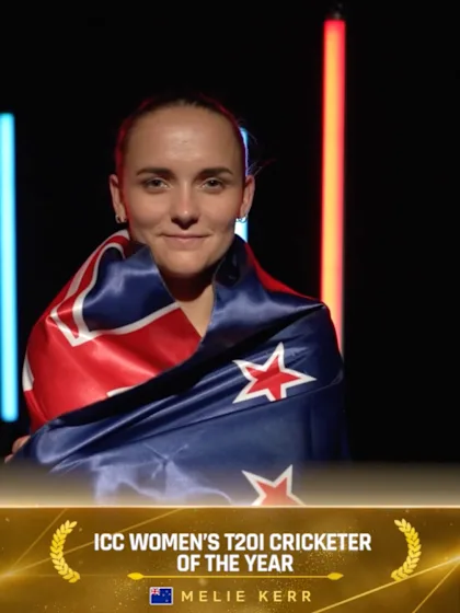 Logo of Melie Kerr wins Women's T20I Cricketer of the Year | ICC Awards 2024
