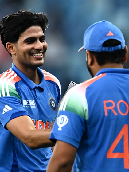 Logo of Gill nails century as India kickstart Champions Trophy campaign with win over Bangladesh