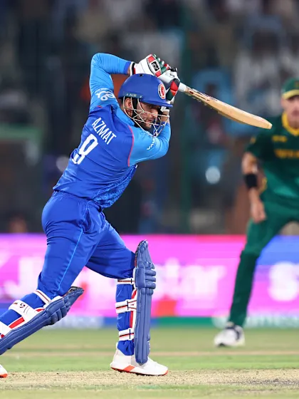 Logo of Azmatullah Omarzai takes charge | AFG v SA | Champions Trophy 2025