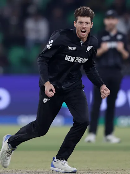 Logo of Every Mitchell Santner Wicket | Champions Trophy 2025