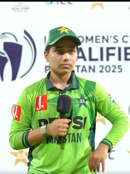 Fatima Sana Post-Match interview | WCWCQ 2025 | 14th April 2025