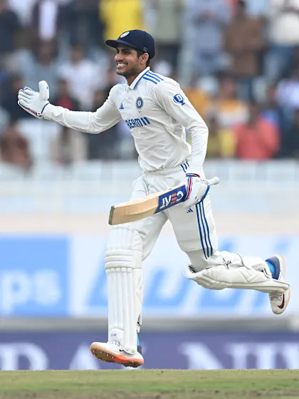 Shubman Gill reacts to being appointed India's Test captain
