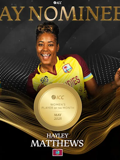 Logo of Shortlist for ICC Women’s Player of the Month for May 2025 unveiled 