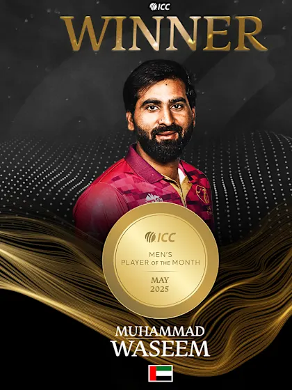 ICC Men’s Player of the Month for May 2025 revealed
