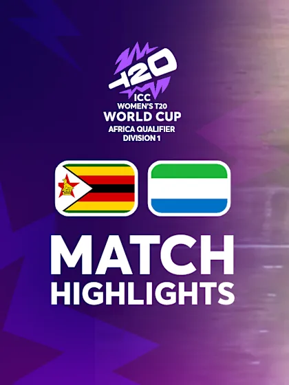 Zimbabwe v Sierra Leone | Match Highlights | ICC Women's T20 WC Africa Qualifier Division 1