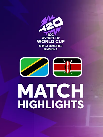 Tanzania v Kenya | Match Highlights | ICC Women's T20WC Africa Qualifier Division 1