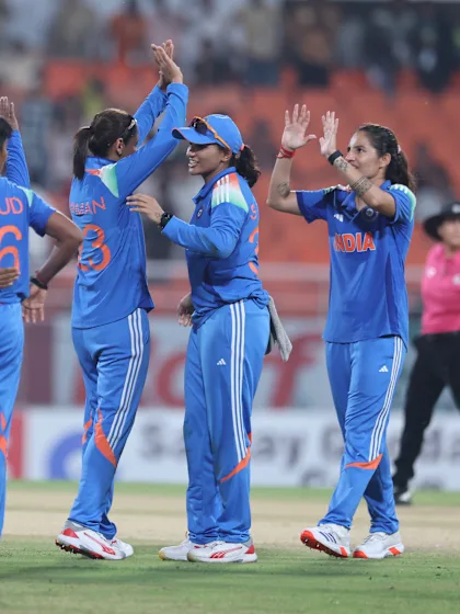 Mandhana, Goud shine in India's record win over Australia 