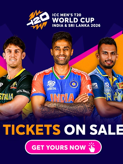 Tickets go live for ICC Men’s T20 World Cup 2026