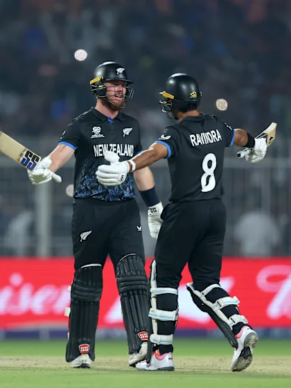 Record ton by Allen powers New Zealand to final
