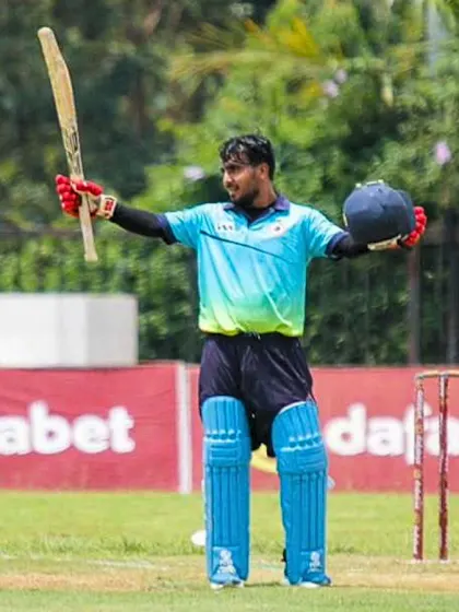 Hamza Khan's milestone ton in Rwanda's record win