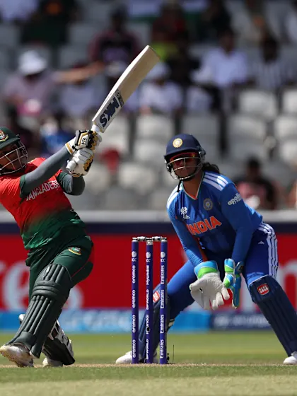 Crunched down the ground by Ferdous | Women's T20WC 2026