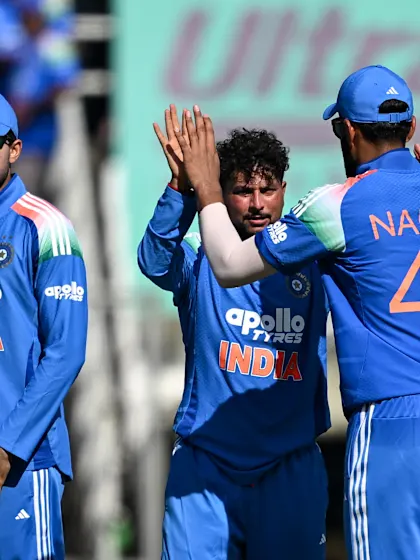 Kuldeep's spin sets India's win as Gill, Kohli hit tons