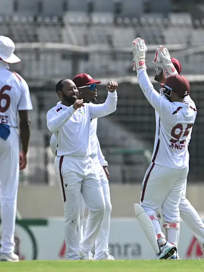 Warrican’s five-for headlines eventful Day 2 in Mirpur 