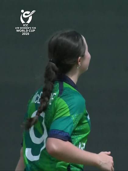 A Norgrove with a Batting vs IRE-WU19 Ireland Women Under-19