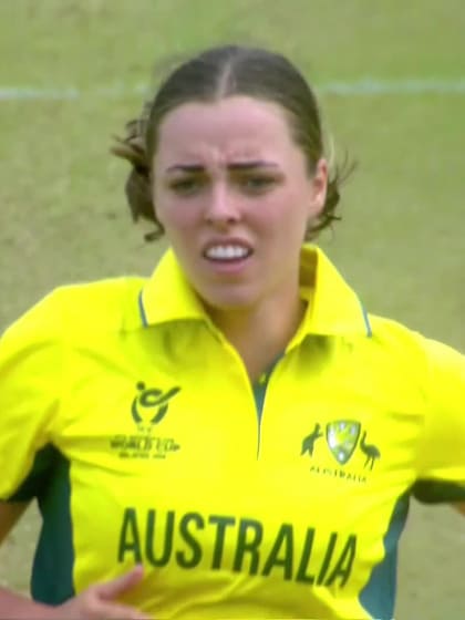 P Kelly with a Batting vs Australia Women Under-19