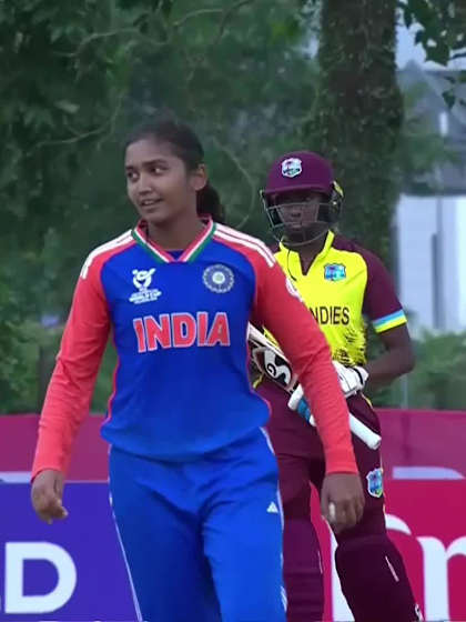 S Ross with a Batting vs India Women Under-19