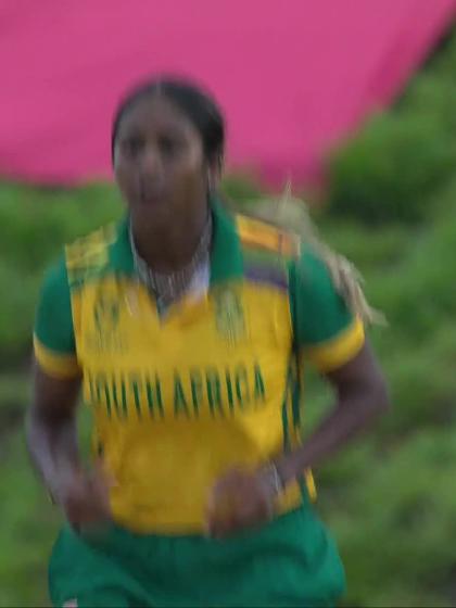 S Polataivao with a Batting vs South Africa Women Under-19