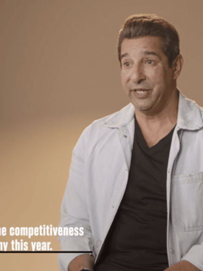 The Journey Of Champions Begins: Wasim Akram Unveils The White Jacket For The ICC Men’s Champions Trophy 2025