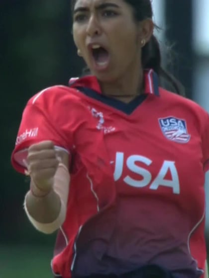 A Walsh with a Batting vs USA Women Under-19