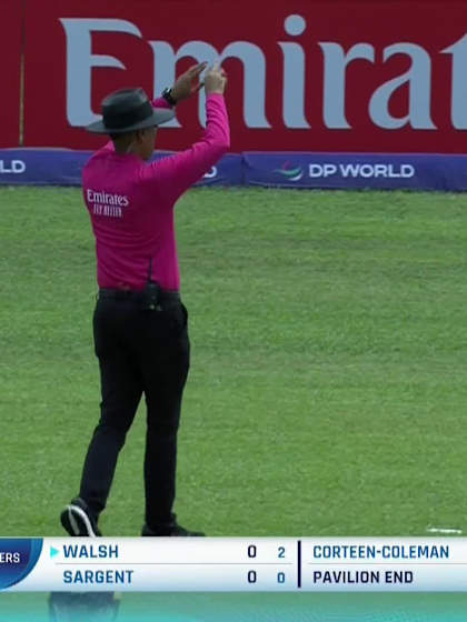 F Sargent with a Batting vs England Women Under-19