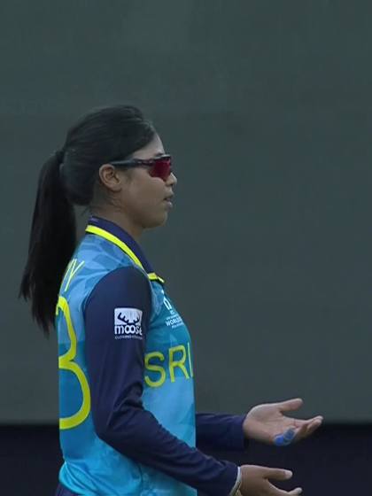 Ain Binti Roslan with a Batting vs Sri Lanka Women Under-19