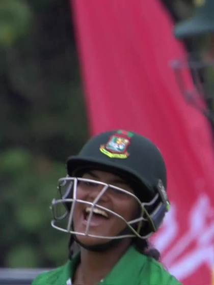 H Gill with a Batting vs Bangladesh Women Under-19