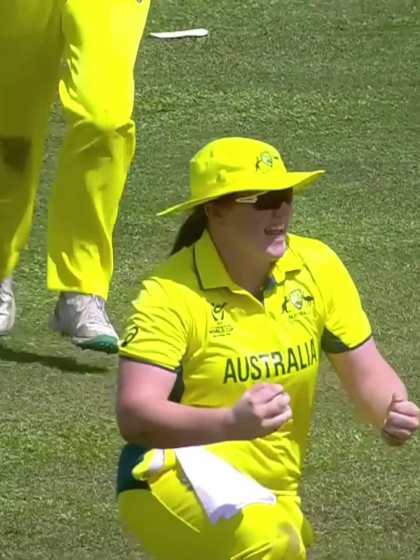 S Akter with a Batting vs Australia Women Under-19